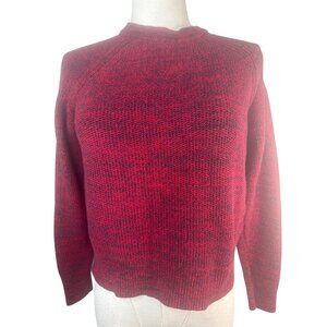 2/$30 Banana Republic Red & Black Small Knit Sweater Cotton/Nylon